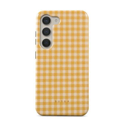 Galaxy S Series - Tuscan Yellow Plaid Pattern Case