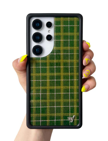 Galaxy S Series - Olive Tartan Case