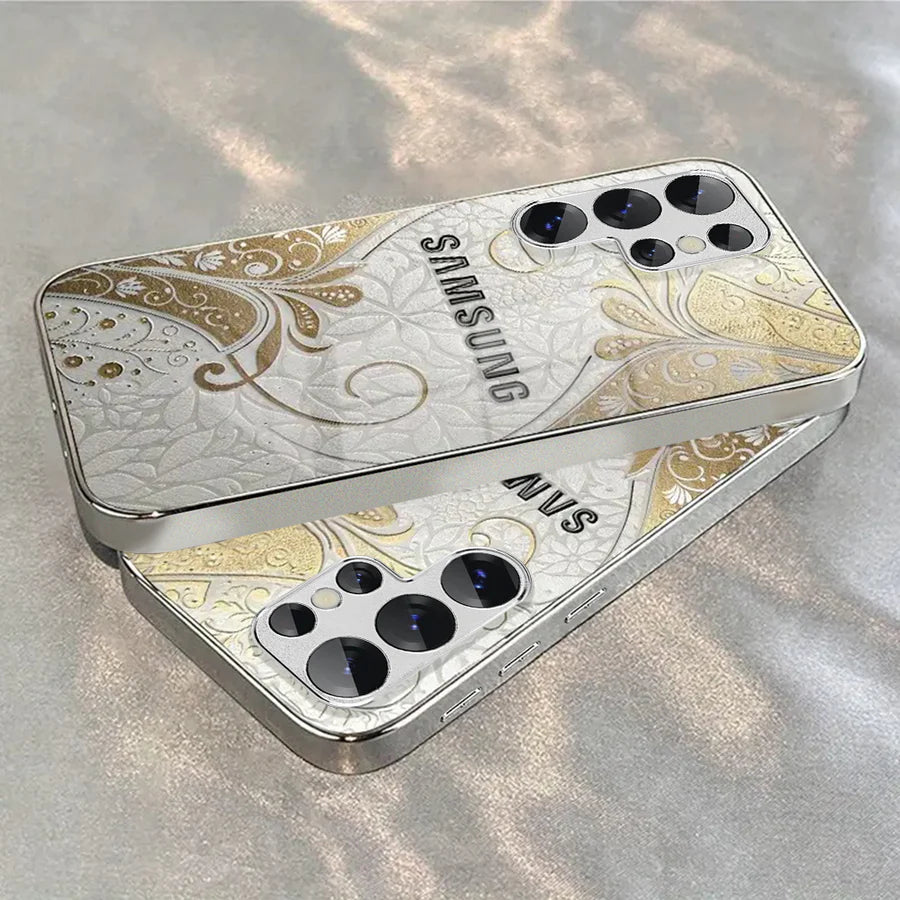 Royal Paisley White Case