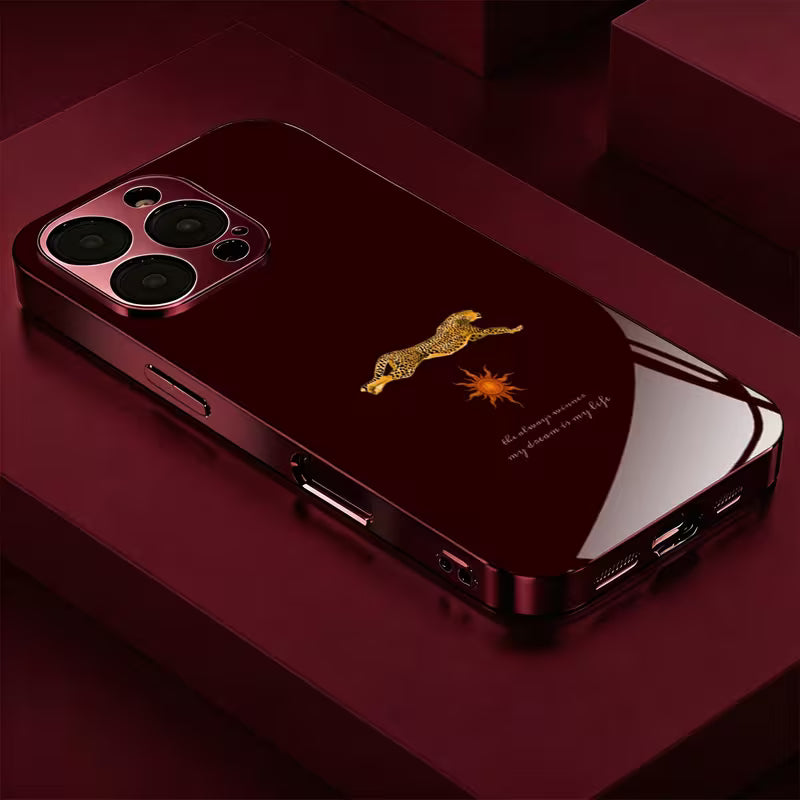 Golden Leopard Luxury Case