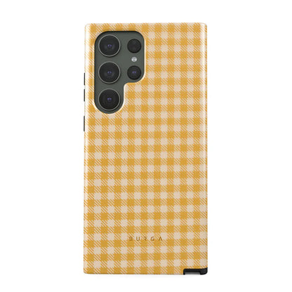 Galaxy S Series - Tuscan Yellow Plaid Pattern Case