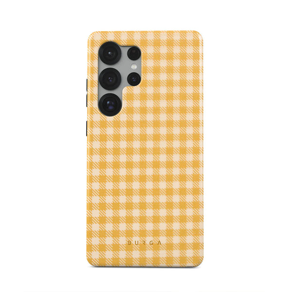 Galaxy S Series - Tuscan Yellow Plaid Pattern Case