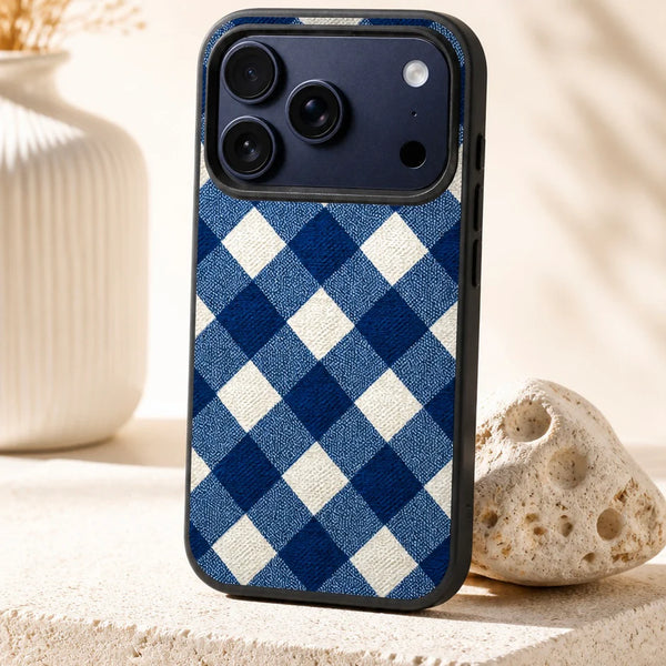 Classic Plaid Blue Case