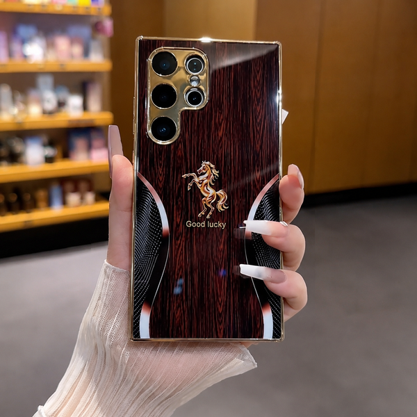 Galaxy - Royal Stallion Wood Glass Case