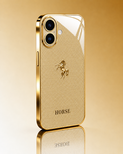 Royal Crest Golden Horse Case