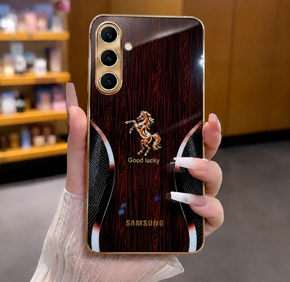 Galaxy - Royal Stallion Wood Glass Case