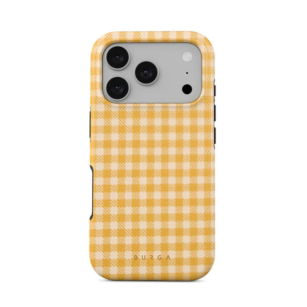 Tuscan Yellow Plaid Pattern Case