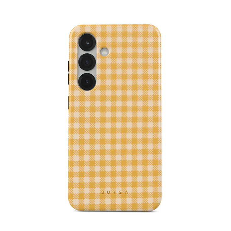 Galaxy S Series - Tuscan Yellow Plaid Pattern Case