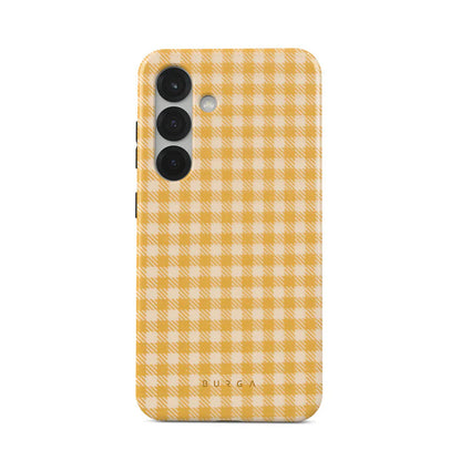 Galaxy S Series - Tuscan Yellow Plaid Pattern Case
