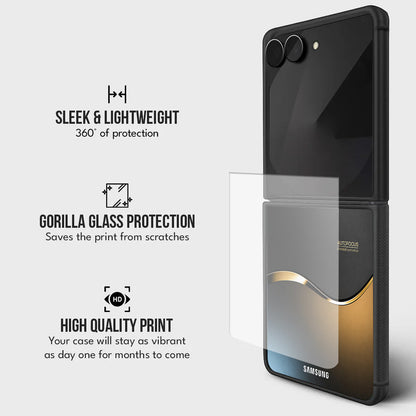 Galaxy Z Flip Series - Midnight Auric Glow Case