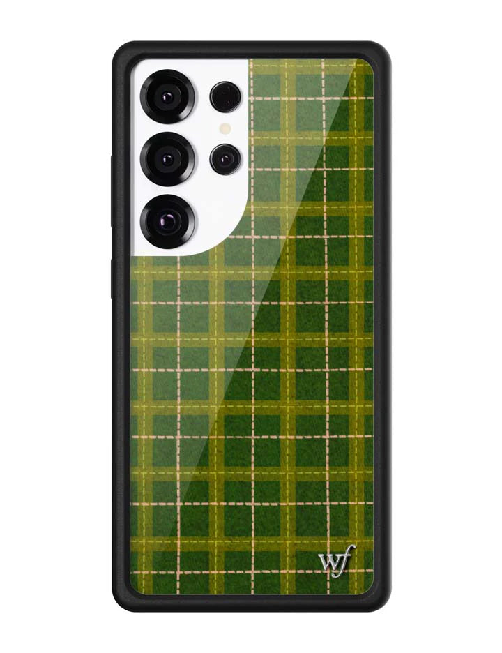 Galaxy S Series - Olive Tartan Case