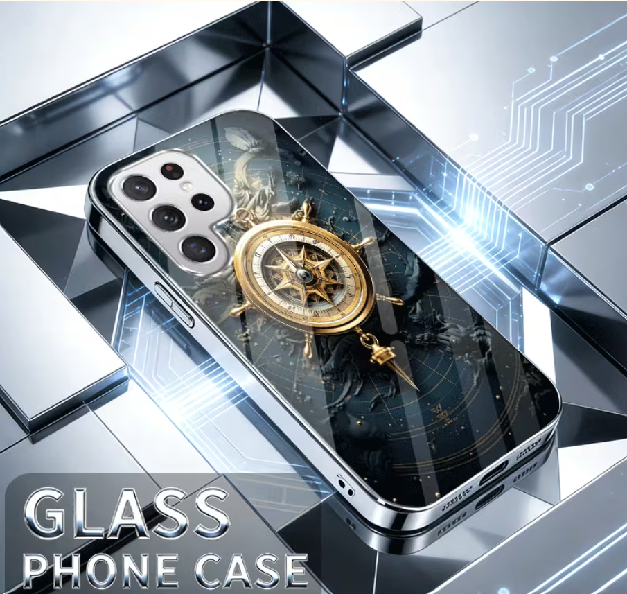 Galaxy - Vintage Nautical Compass Case