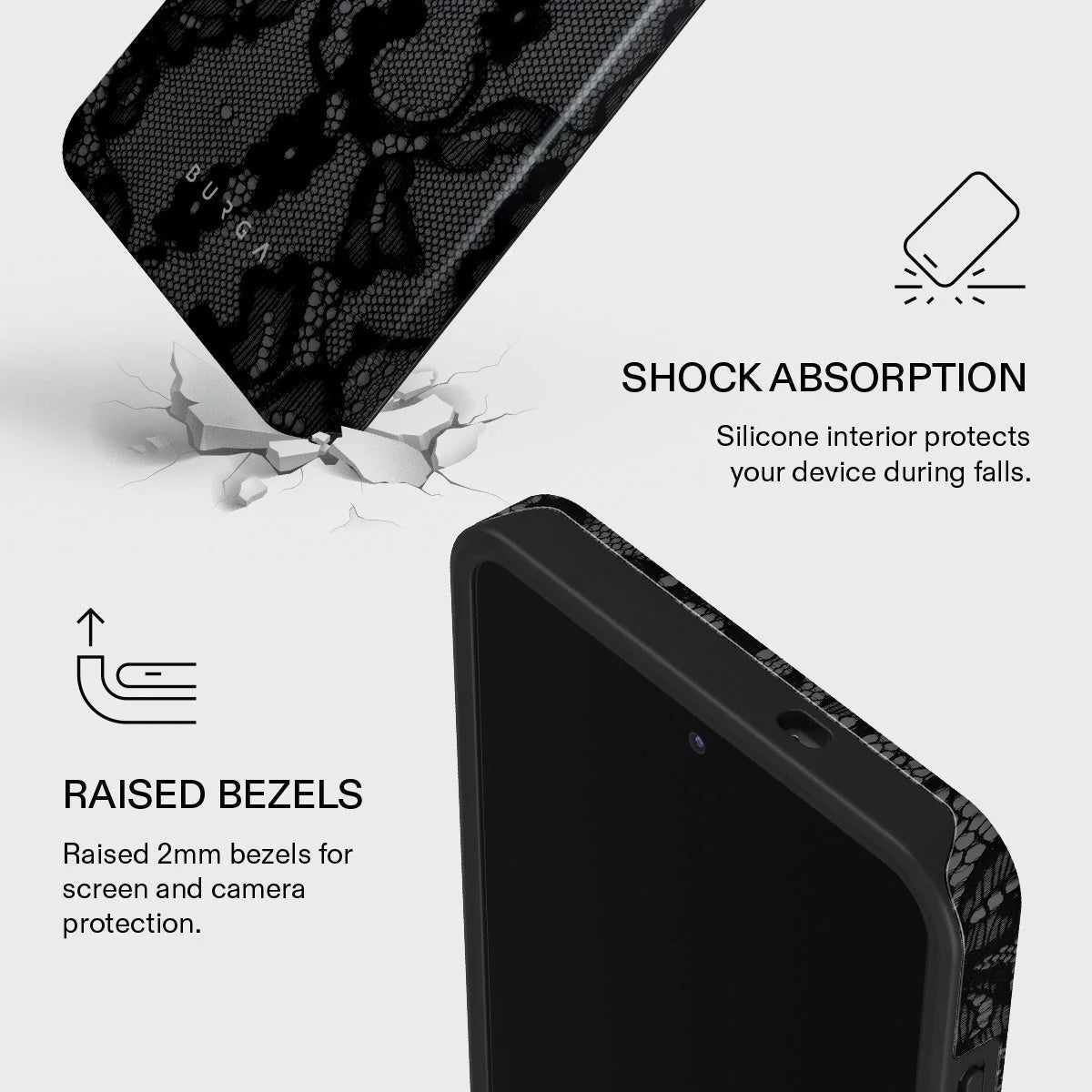 Galaxy S Series - Lace Veil Pattern Case