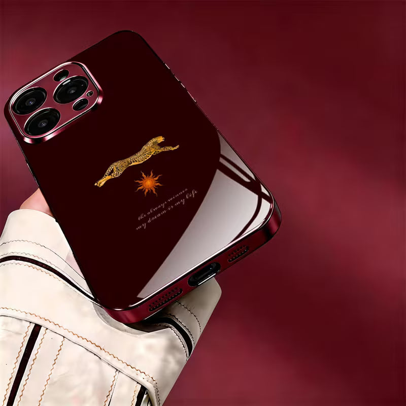 Golden Leopard Luxury Case