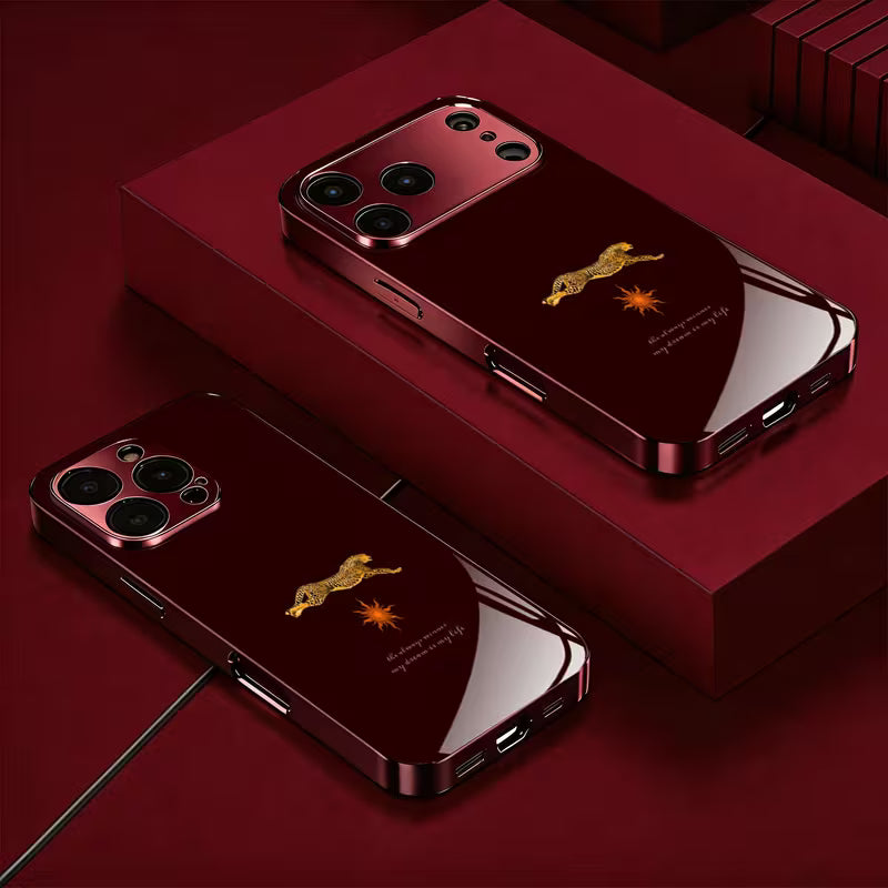 Golden Leopard Luxury Case