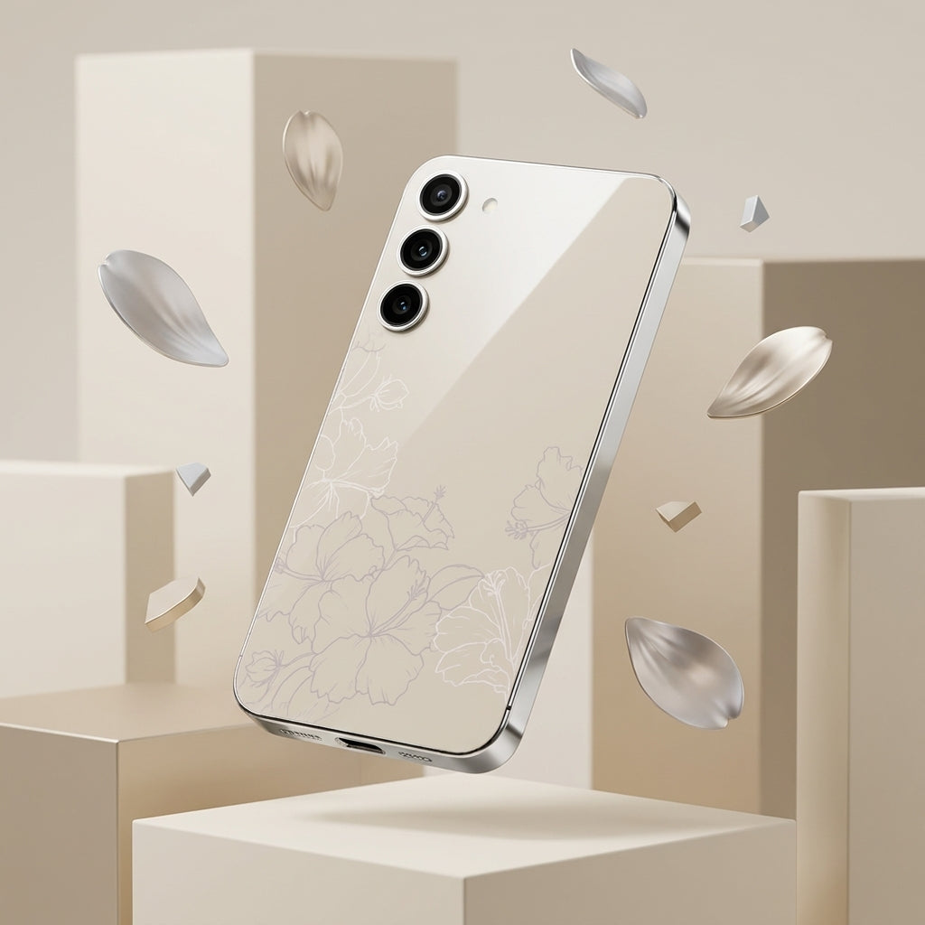 Floral Ivory Luxe Phone Case