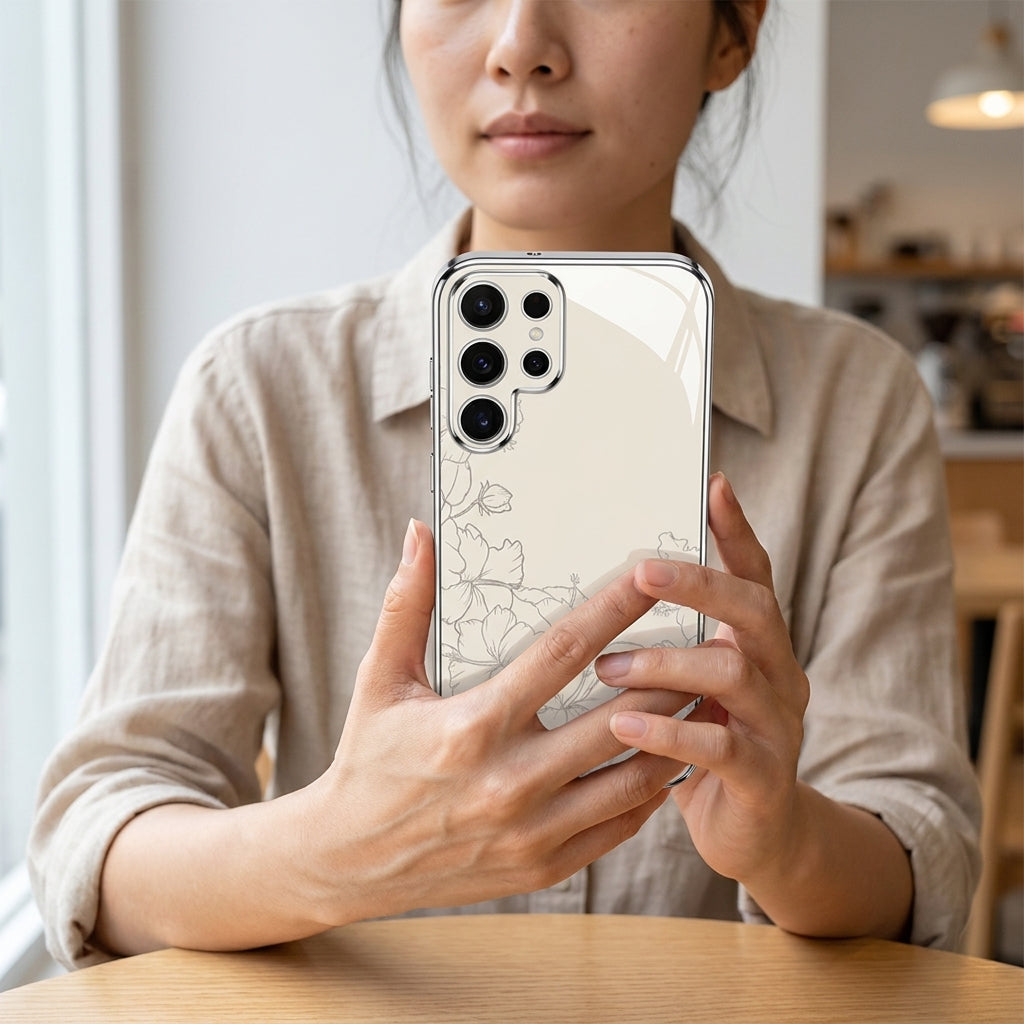 Floral Ivory Luxe Phone Case