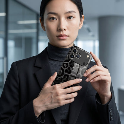 Leopard Glossy Glass Case