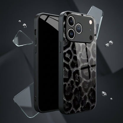 Leopard Glossy Glass Case