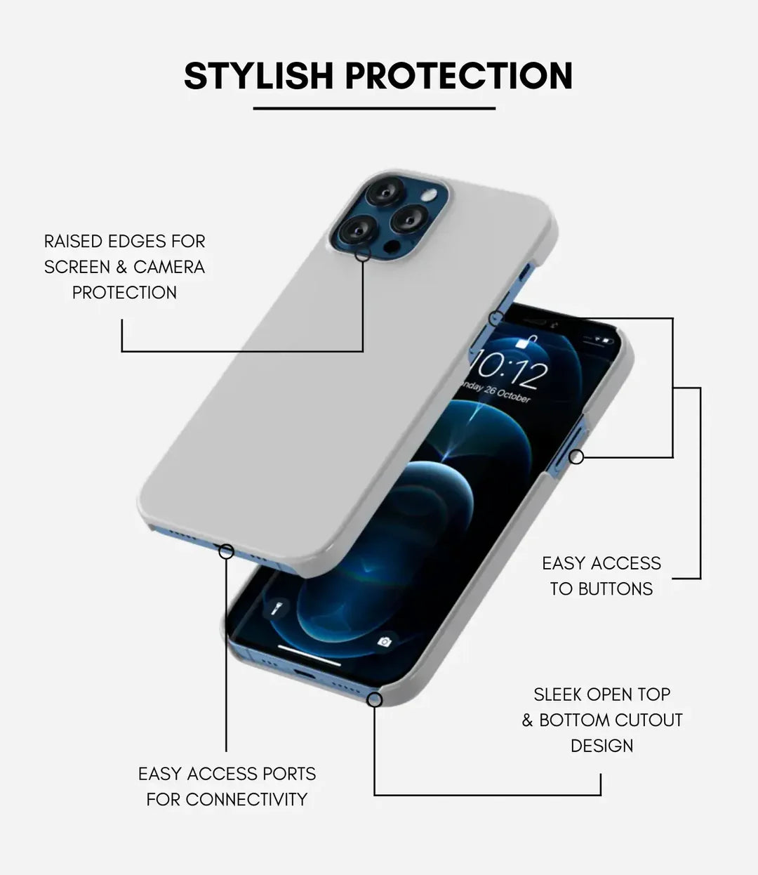 Midnight Pastel Ribbon Case